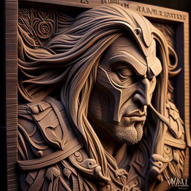 3D модель Артас Менетил Warcraft World of Warcraft (STL)